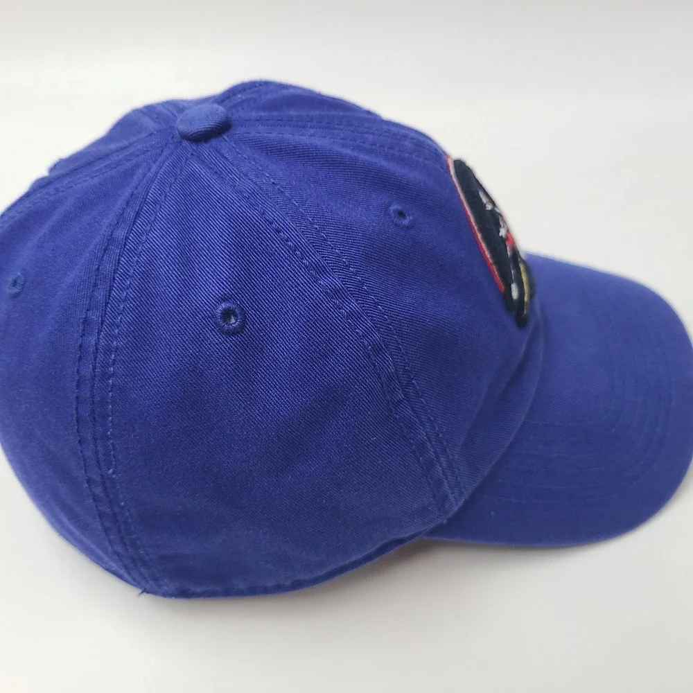Columbus Jets Hat Fitted M 47 Brand Franchise Blue Red MiLB Baseball Defunct Men
